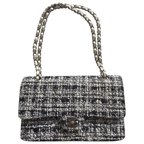 chanel classic handbag tweed|chanel handbags price.